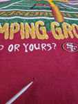 Vintage College Concepts Shirt 49ers San Francisco "Stomping Ground" 1997 NFL Rot L-XL