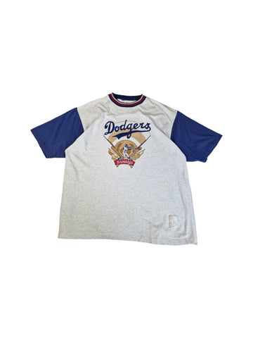 Vintage Mirage Shirt Dodgers Brookyln Baseball Blau Grau XL-XXL