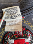 Vintage Nutmeg Shirt Chicago Bulls Eastern Conference Single Stitch Made In USA Ausgewaschenes Grau XL