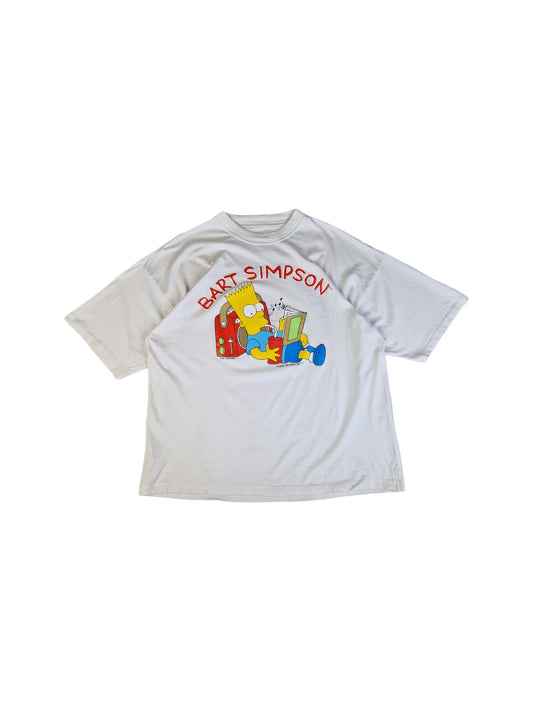 Vintage Genesis Shirt Simpsons x Philips Weiß L