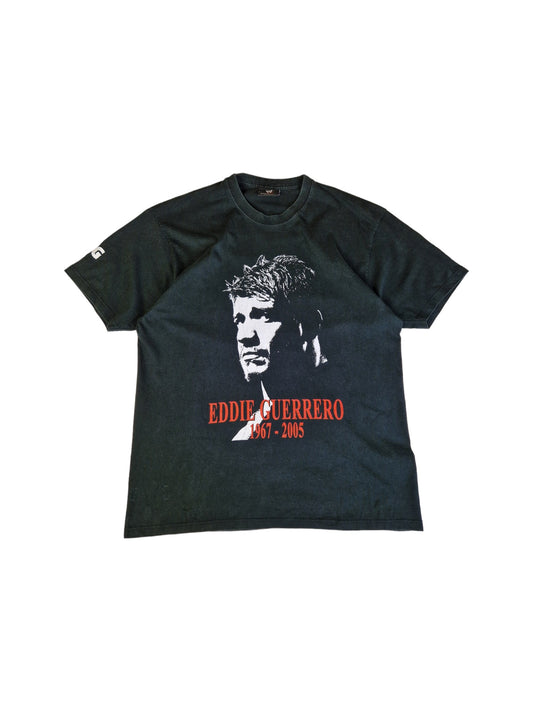 Wrestling Shirt Eddie Guerrero Tribute 1967-2005 "Viva La Raza" Schwarz XL