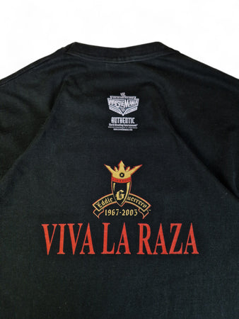 Wrestling Shirt Eddie Guerrero Tribute 1967-2005 "Viva La Raza" Schwarz XL