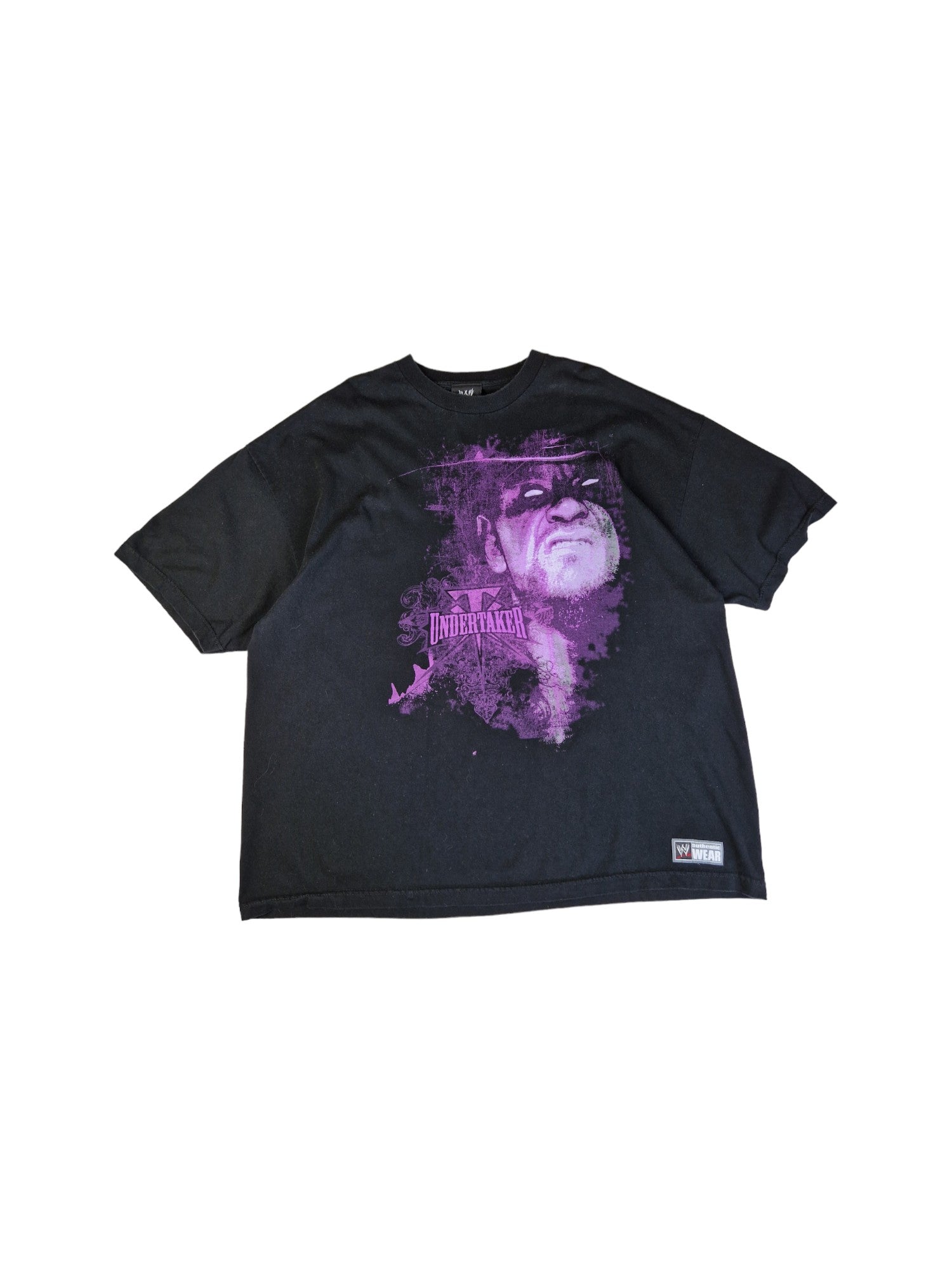 Wrestling Shirt Undertaker Purple Face 2010 Schwarz XXXL - RareRags