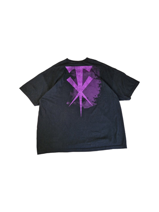 Wrestling Shirt Undertaker Purple Face 2010 Schwarz XXXL