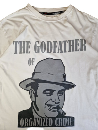 Organized Crime Shirt "The Godfather" Weiß XXL