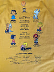 Vintage Hanes Shirt Charlie Brown Peanuts 2000 Gelb XXL