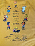 Vintage Hanes Shirt Charlie Brown Peanuts 2000 Gelb XXL