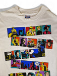 Vintage Hanes Shirt Dick Tracy Single Stitch Made In USA Weiß L