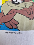 Vintage Warner Brothers Shirt Taz Looney Tunes 1999 Weiß S