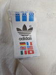 Vintage Adidas Poloshirt Tennis Edberg Weiß Bunt (D56) L-XL