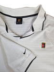 Vintage Nike Poloshirt Tennis Wimbledon Challenge Court Weiß XXL