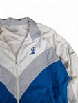 Vintage Adidas Sportjacke Edberg Tennis Weiß Blau (D50) M