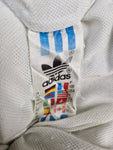 Vintage Adidas Sportjacke Edberg Tennis Weiß Blau (D50) M