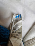 Vintage Adidas Sportjacke Edberg Tennis Weiß Blau (D50) M