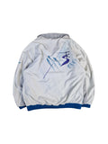 Vintage Adidas Sportjacke Edberg Tennis Weiß Blau (D50) M