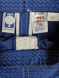 Vintage Lotto Tennis Rock Italiano Blau Weiß L