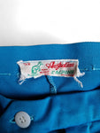 Vintage Australian By L'Alpina Tennis Shorts 80s Made In Italy Blau (52)