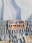 Vintage Adidas Shorts 80s Mit Taschen Hellblau (50) M