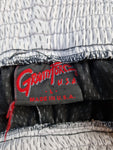Vintage Gravity Force Shorts 3/4 Mesh Basketball Made In USA Grau L