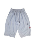 Vintage Gravity Force Shorts 3/4 Mesh Basketball Made In USA Grau L