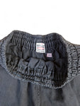 Vintage KKS Sportsmoden Shorts 80s Sprinter Baumwolle Basic Made In West-Germany Ausgewaschen Schwarz (6) S-M