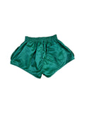 Vintage Erime Shorts 80s Glanz Sprinter Made In West Germany Grün (7) M-L