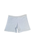 Vintage Set aus Oberteil Und Shorts 80s "Hollywood Beach" Made In USA Weiß XL