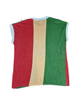 Vintage Tanktop 80s Rastafarian Reggae Judah Löwe Afrika Single Stitch Grün Gelb XL