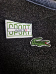 Vintage Lacoste Sport Weste Mit Wollanteil Dunkelblau/Grau (50) M-L