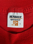 Vintage Sunbelt Tank Top 80s Air Conditioning Werbung Made In USA Single Stitch Rot L