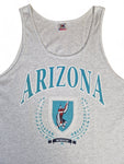 Vintage Fruit Of The Loom Tank Top Arizona Made In USA Single Stitch Grau L