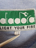 Vintage Diadora Tank Top 80s Made In Italy Logostreifen Grau XXL