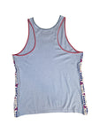 Vintage Diadora Tank Top 80s Made In Italy Logostreifen Grau XXL