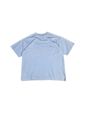 Vintage Chiemsee Shirt Back Logo Stickerei Hellblau L