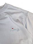 Vintage Chiemsee Shirt Back Logo Stickerei Hellblau L