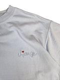 Vintage Chiemsee Shirt Back Logo Stickerei Hellblau L