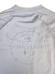 Vintage Chiemsee Shirt Back Logo Stickerei Hellblau L