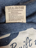 Vintage Lee Shirt Basic Weiß Blau XL