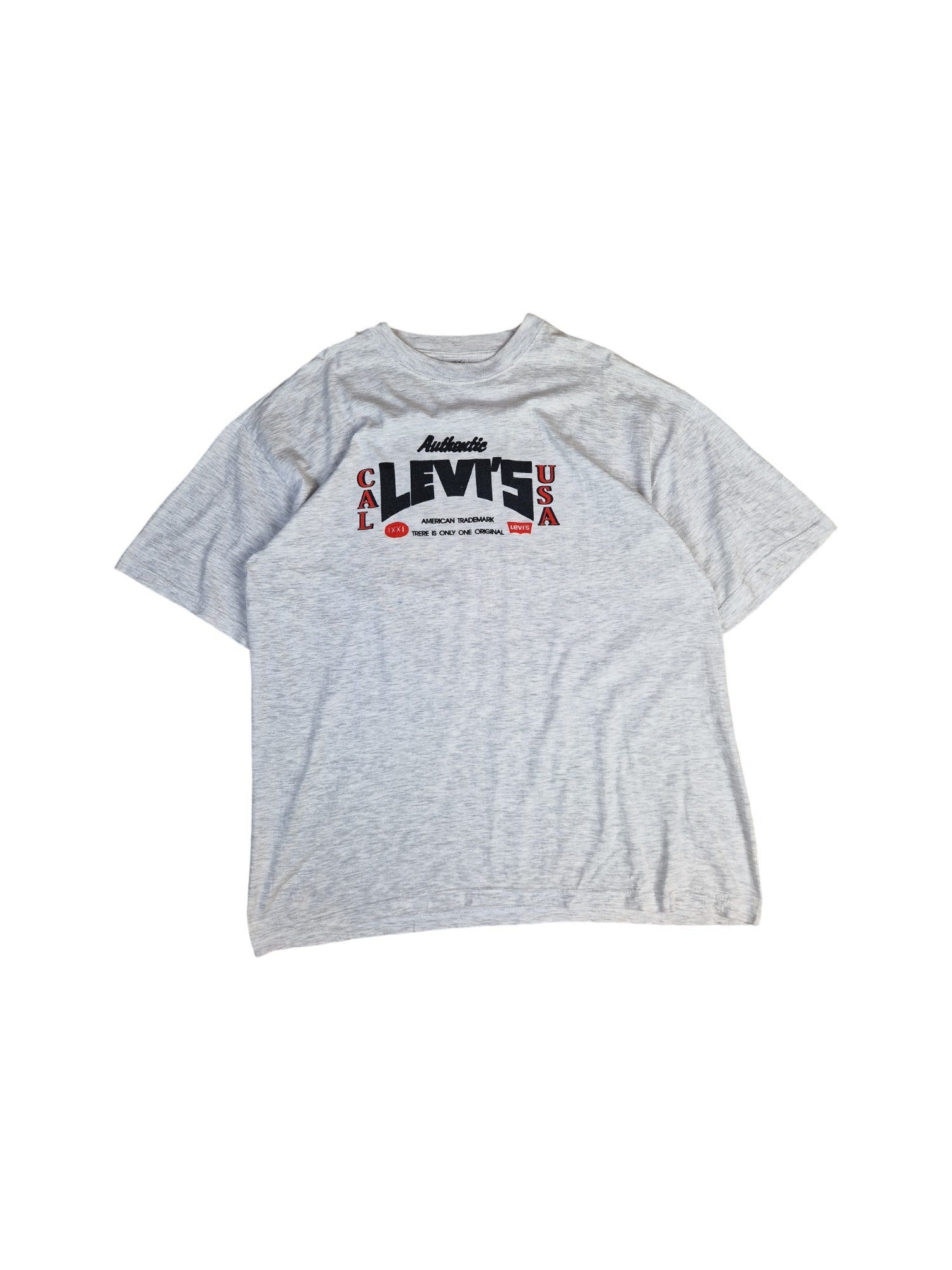 Vintage Levis Shirt Bootleg "Trere is only one original" Grau XL - RareRags