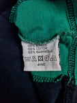 Vintage Hummel Shirt Made In Europe Blau Grün L-XL
