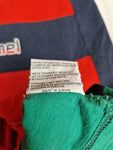 Vintage Hummel Shirt Made In Europe Blau Grün L-XL