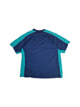 Vintage Hummel Shirt Made In Europe Blau Grün L-XL