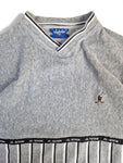 Vintage Australian By L'Alpina Shirt Fleece/Velour Grau Schwarz (50) M-L