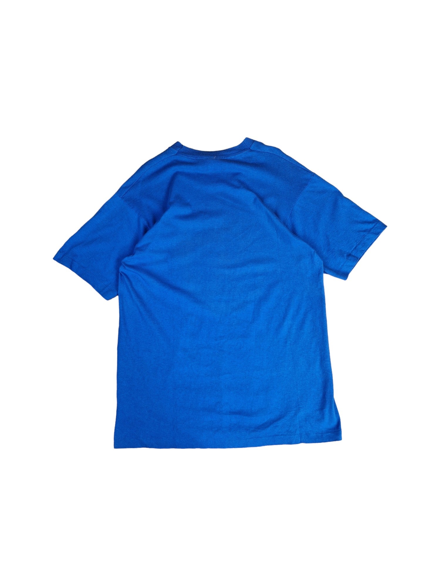Vintage Converse Shirt 90s Fruit Of The Loom Single Stitch Made In USA Blau L - RareRags