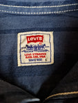 Vintage Levis Jeanshemd Gestreift Blau L