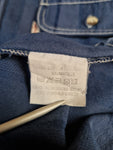 Vintage Levis Jeanshemd Gestreift Blau L