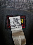 Vintage Diesel Jeanshemd "Worry Free" Made In Italy Ausgewaschen Grau 2XL