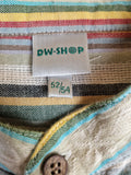DW-Shop Hemd Ethno Muster Gestreift Bunt (52/54) L-XL