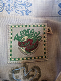 Vintage Komodo Art Shirt Handmade In Nepal Ethno Muster Blau Rot M