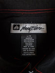Vintage Johnny Blaze Hemd Kurzarm Teufel In Flammen Schwarz Rot L